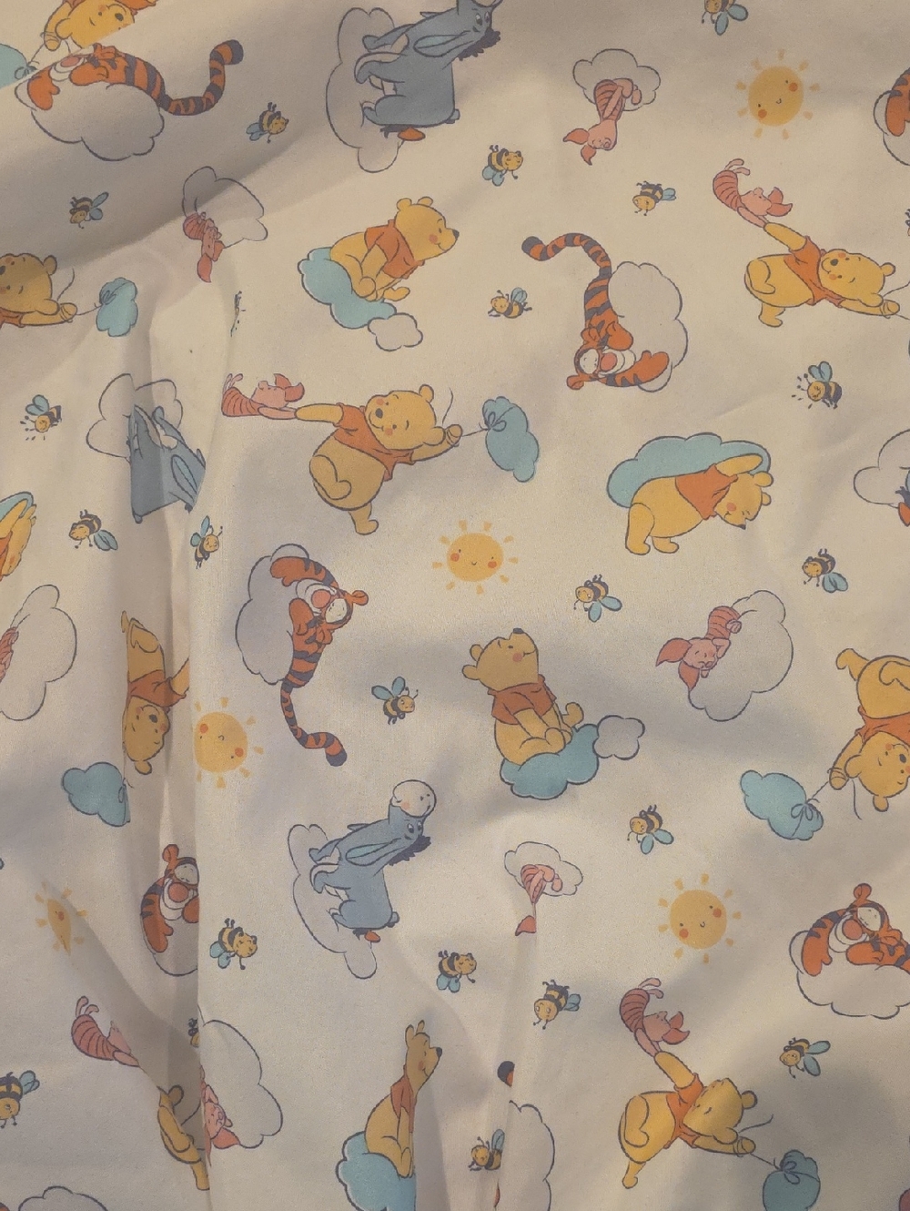 Disney Baby Winnie the Pooh & Friends Fitted Crib Sheet